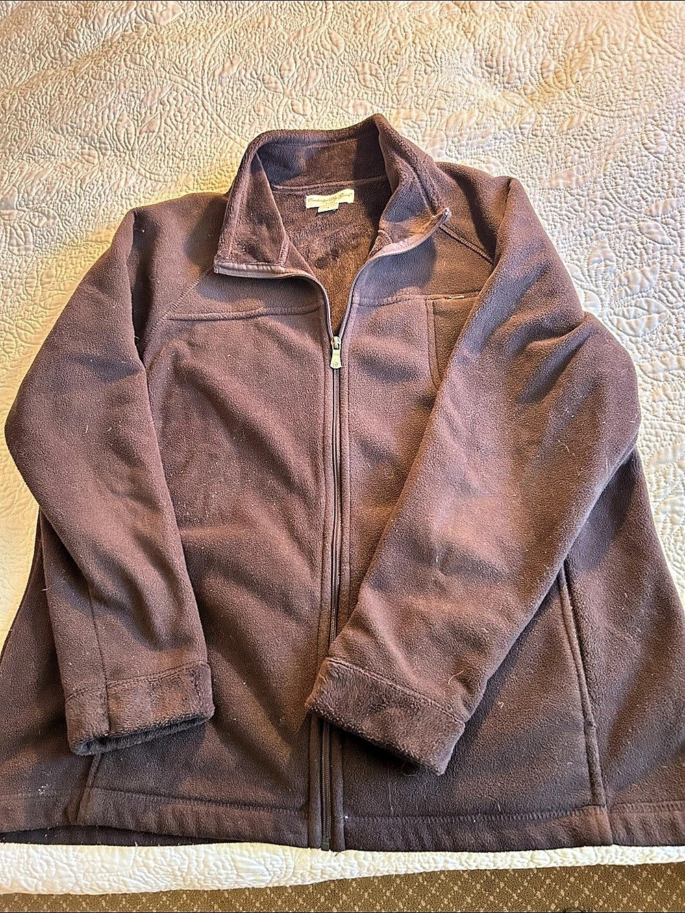 Cambridge Dry Goods Brown Fleece Jacket Size 1X